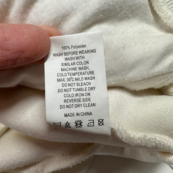 Zyia Jacket Womens XXL Cream Ivory Sherpa Bomber Full Zip Athletic Neutral - Picture 6 of 9